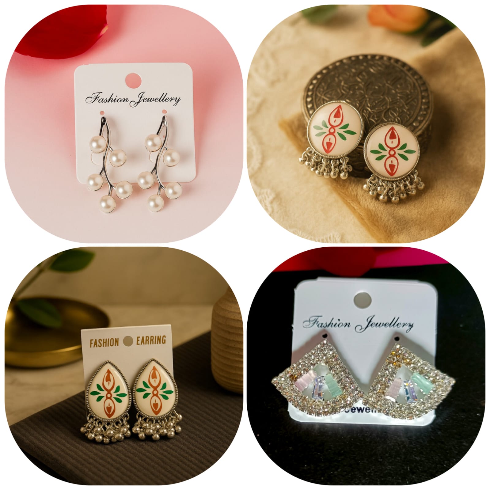 Elegant Earring Combo Set